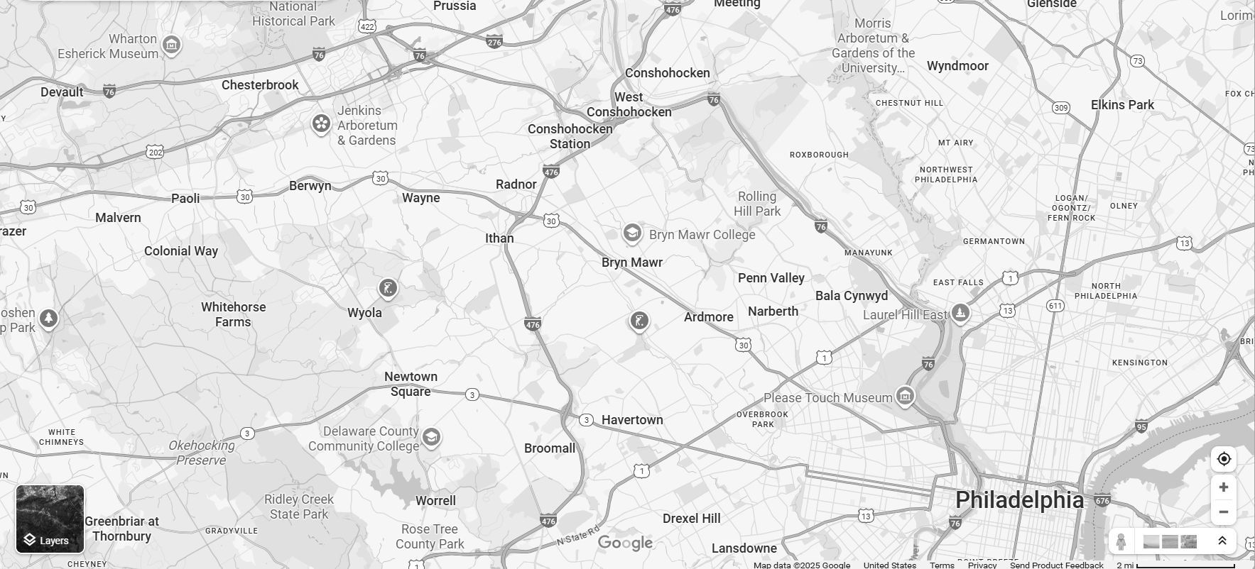 Black and white map of towns and roads around Shrewsbury, UK.